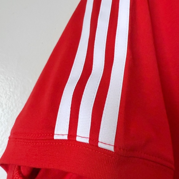 NWT Adidas Originals Women 3-Stripes Ringer Tee Better Scarlet Red XL IR8050 - Picture 12 of 14
